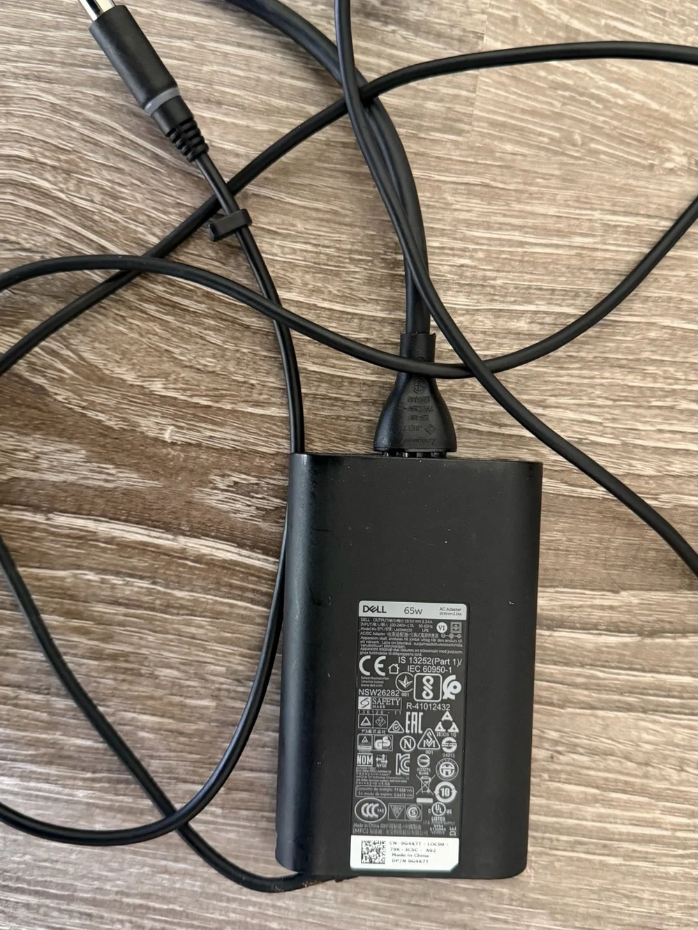 Dell Black USB-C Power Adapter with Cable